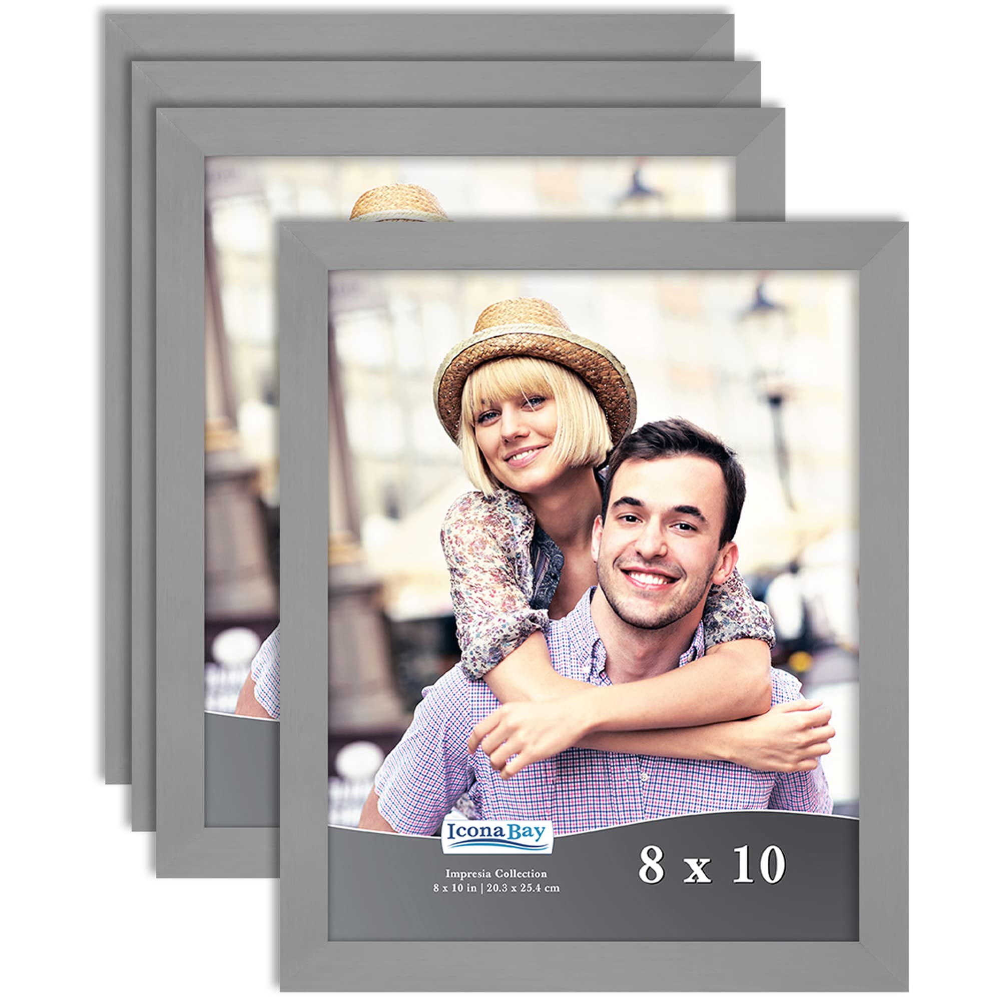Amazon.com - Icona Bay 8x10 Picture Frame Set (Gray, 4 Pack